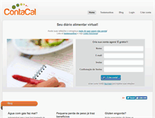 Tablet Screenshot of contacal.com.br